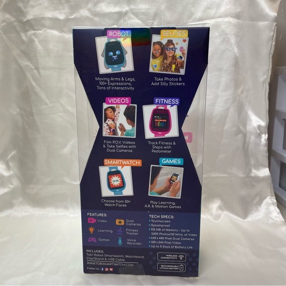 Little Tikes Tobi Robot Smartwatch - Blue -| Kids Age 4+ - Picture 6 of 6